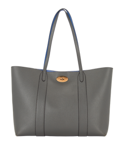 Bayswater Tote, Leather, Grey, MIT, P/DB, 2*
